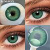 FUNSACHY цветные контактные линзы для глаз 1 пара годовые натуральные цветные линзы для макияжа коричневые косметические мягкие линзы для глаз красота зрачки