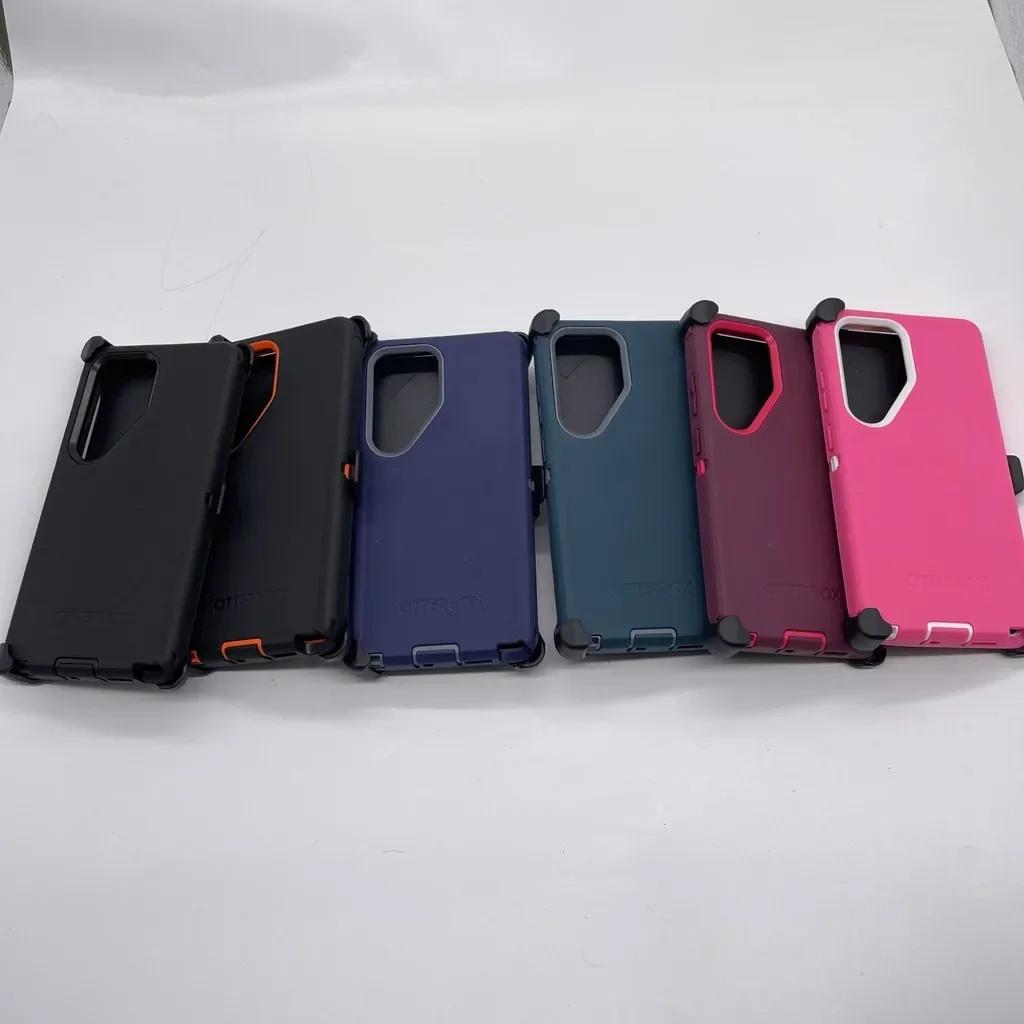 3-в-1 Противоударный чехол серии Defender для Samsung Galaxy S26Ultra Pro Edge S25 Plus S24 S23 Ott BOX Клипса для ремня Противоударная Защитная крышка