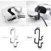 VR Cable Clamp Buckle Data Cable Fixer Clip for Oculus Quest 2 /Pico Neo 3 Link Standard VR Headset Strap Accessories