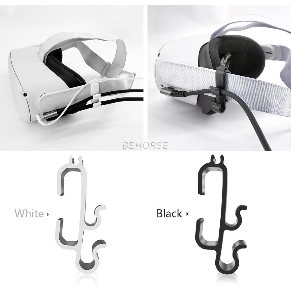 VR Cable Clamp Buckle Data Cable Fixer Clip for Oculus Quest 2 /Pico Neo 3 Link Standard VR Headset Strap Accessories
