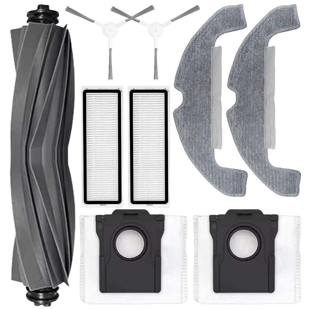For D10 Plus Gen 2 RLD32GD Robot Vacuum Replacement Kit With Main Side Brush Filter Dust Bags And Wipes Accessories Set