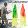 Luminous Portable Artificial Soft Silicone Saltwater Octopus Bait Squid Skirt Lure Fishing Tackle