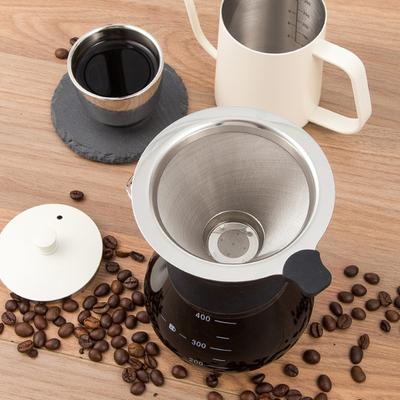 Кофейный фильтр, легко очищаемый, многоразовый, из нержавеющей стали