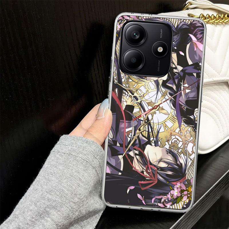 Чехол Madoka Magica Homura для телефона Xiaomi Redmi Note 14 13 12 11 Pro Plus Чехол для телефона 14S 12S 11S 11E 11T 10S 10 9S 9 Силиконовый Funda