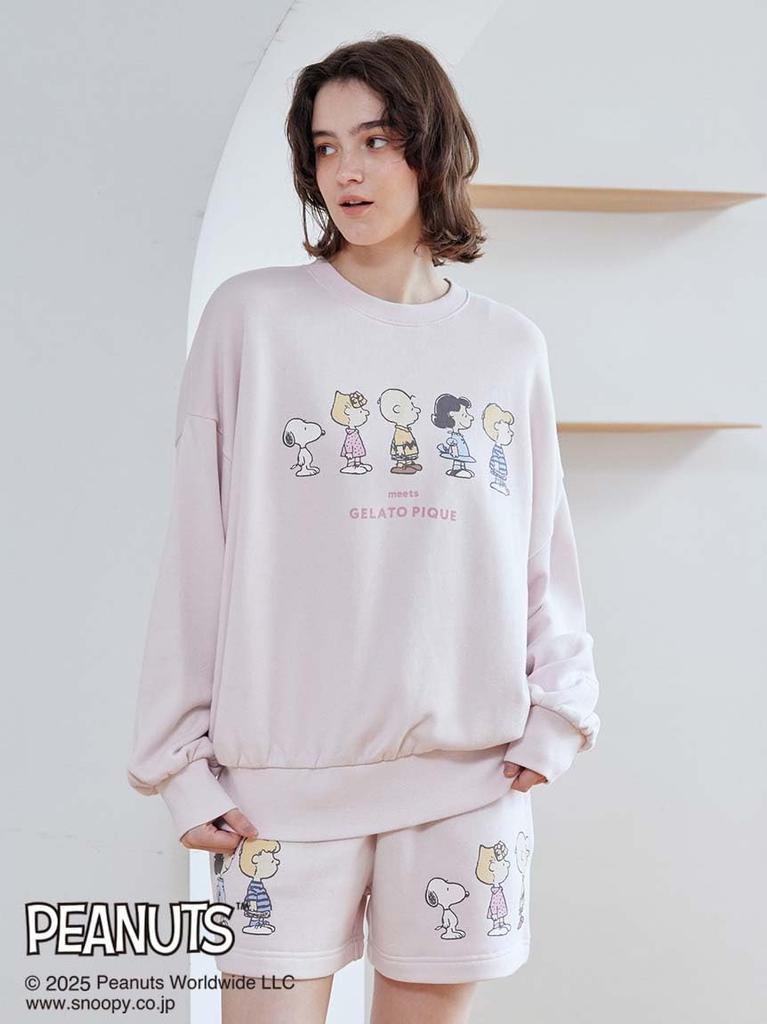 Флисовый свитер PEANUTS PWCT251204 PNK F [мороженое пике] женский