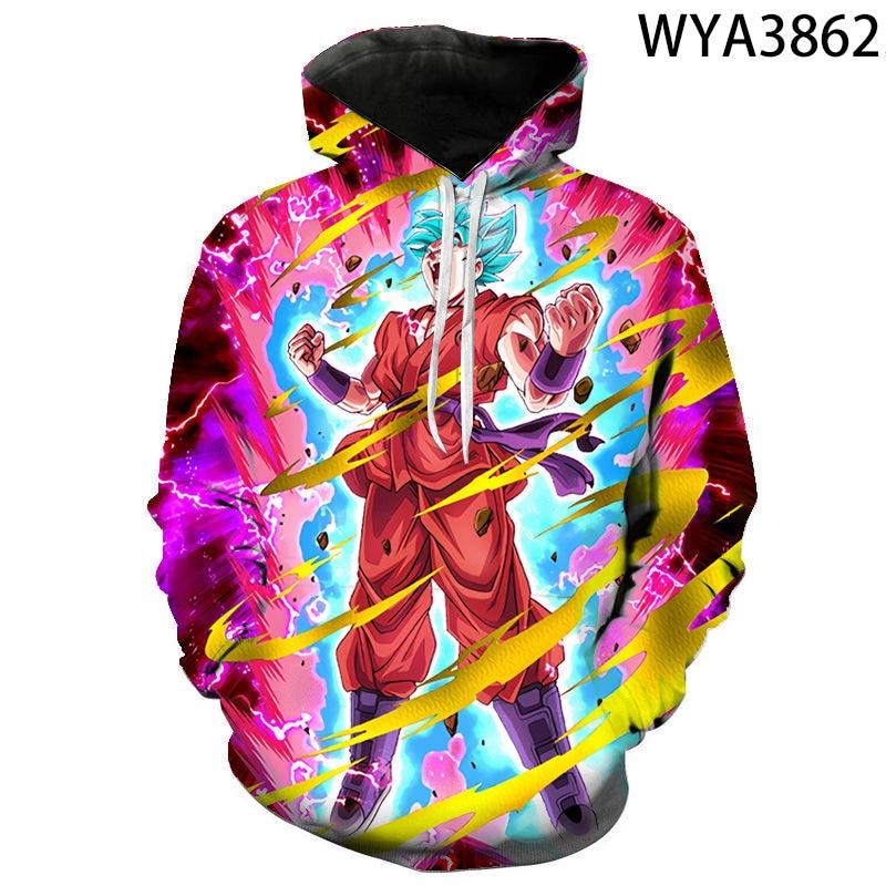 New Men Women Children DBZ Cartoon Anime Dragon 3D Print Hoodies Pullover Streetwear Boy Girl Kids Sweatshirts Cool Tops