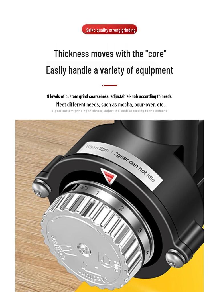 Electric Coffee Bean and Powder Grinder for Household Drip Brewing