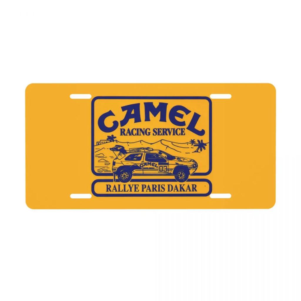 Camel Trophy License Plate Metal Novelty Decorative Car Front License Plate Vanity Tag 6 X 12 Inch