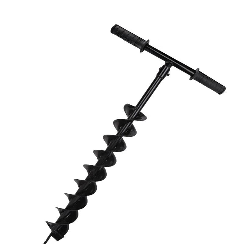 Manual Earth Auger Handle with 8cm Drill Bit