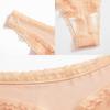 FINETOO Woman Ice Silk Panties Sexy Lace Underwear Seamless and Soft Lady Lingerie Solid Color