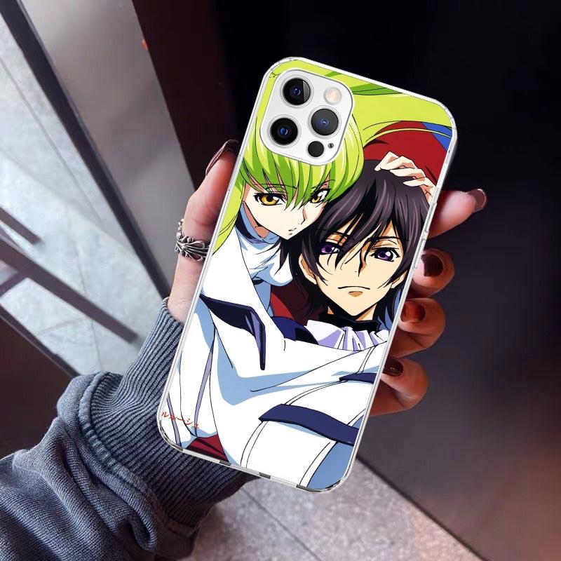 Чехол для телефона с аниме Code Geass Для iPhone 17 Air 11 13 Mini 14 15 Plus 16 12 Pro Max 16E SE 7 8 Узор Мягкая задняя крышка из ТПУ 17 Air