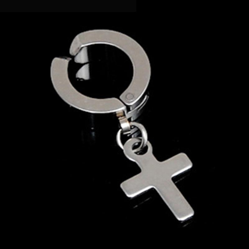 RUI RUI YU модные гипоаллергенные крестообразные зажимы для ушей из титановой стали в рок-стиле, аксессуары