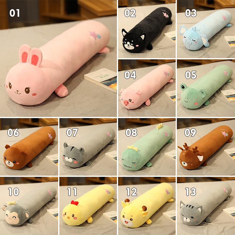 Круглая наволочка Мягкая ткань Длинная наволочка Милый шейный валик Подголовник Новая колонка Длинная декоративная подушка Домашний декор