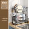 Двухъярусная настенная сушилка для посуды Redfu Kitchen