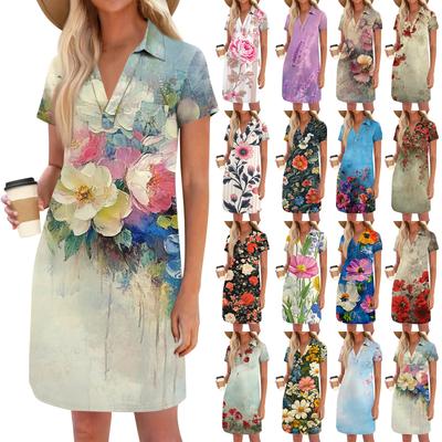 Женская мода повседневная свободная футболка с коротким рукавом и V-образным вырезом с маленьким карманом