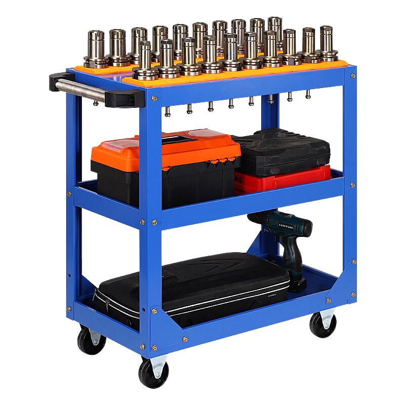 CNC Tool Cart with BT Tool Holder Rack