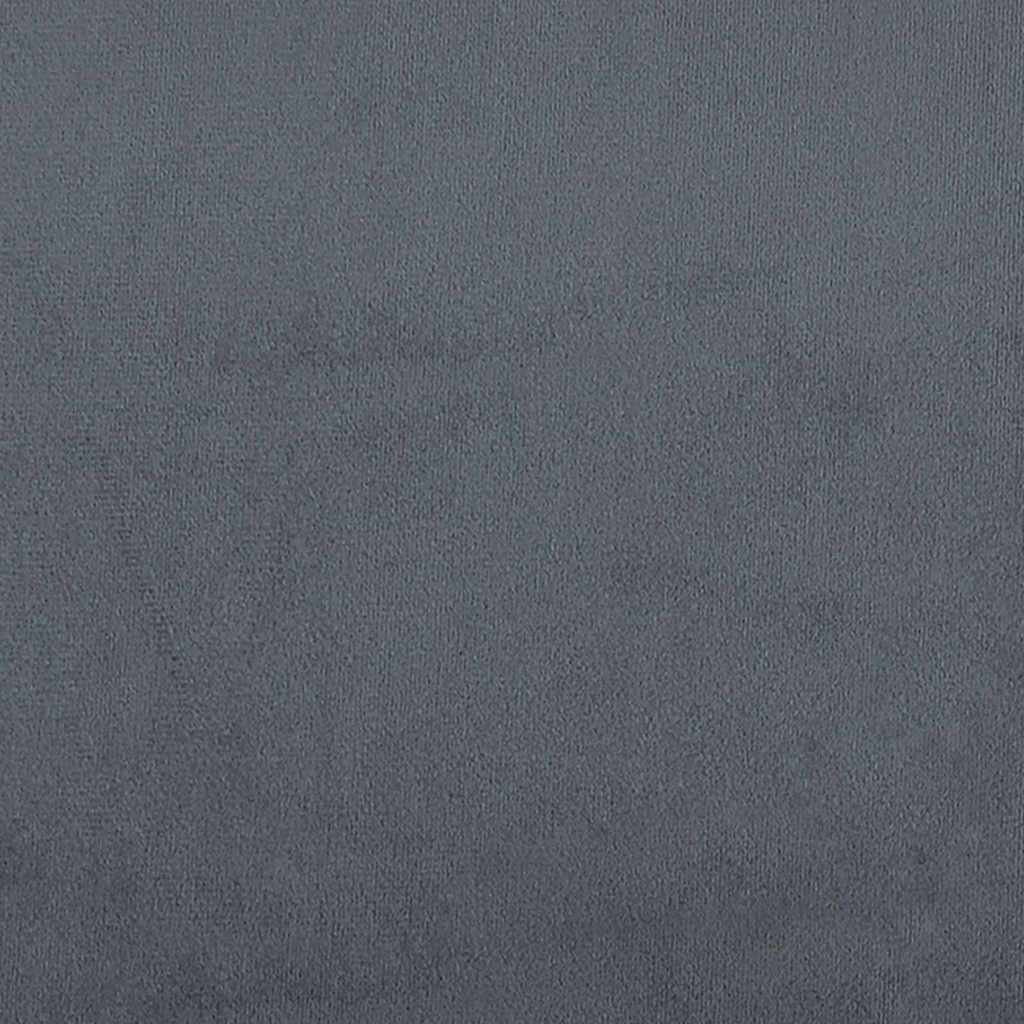 Dark Grey Sofa 250 x 77 x 76 cm Velvet