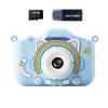 Children's Dual Lens Cartoon Digital Camera with Selfie, Video, Game, and Music Features