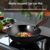 COOKER KING Non-stick Cast Iron Wok