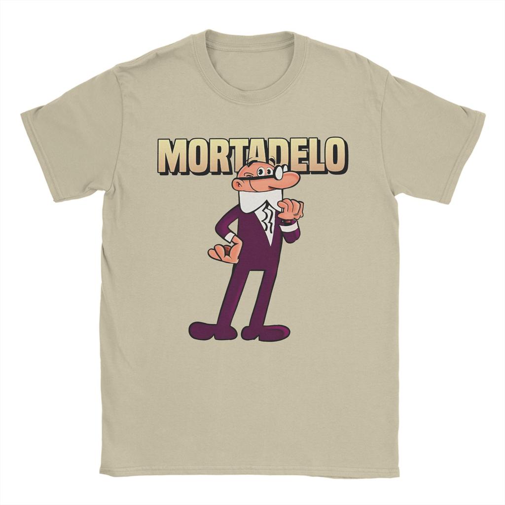 Men Women Mort & Phil Mortadelo y Filemón Shirt Cotton Graphic Printed T-Shirt  Top Clothing