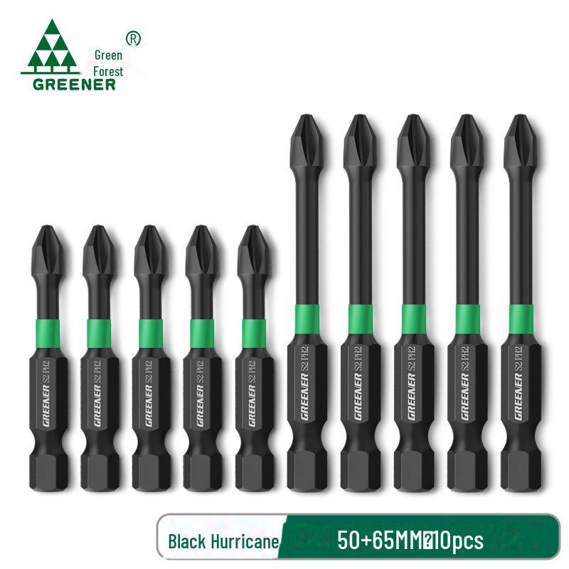 Высокопрочный магнитный набор ручной дрели крестового типа Green Forest с битами для отвертки немецкого производства