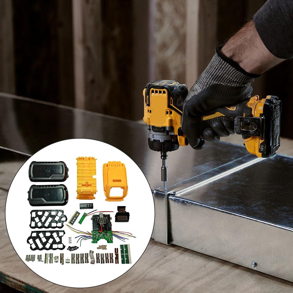 Комплексная защита Крышка аккумулятора для DeW 20V/60V DCB609 DCB606 18650 Инструмента с повышенной прочностью