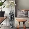 Металлическая ваза для цветов 24 дюйма для домашнего декора, офиса, гостиной, углового украшения