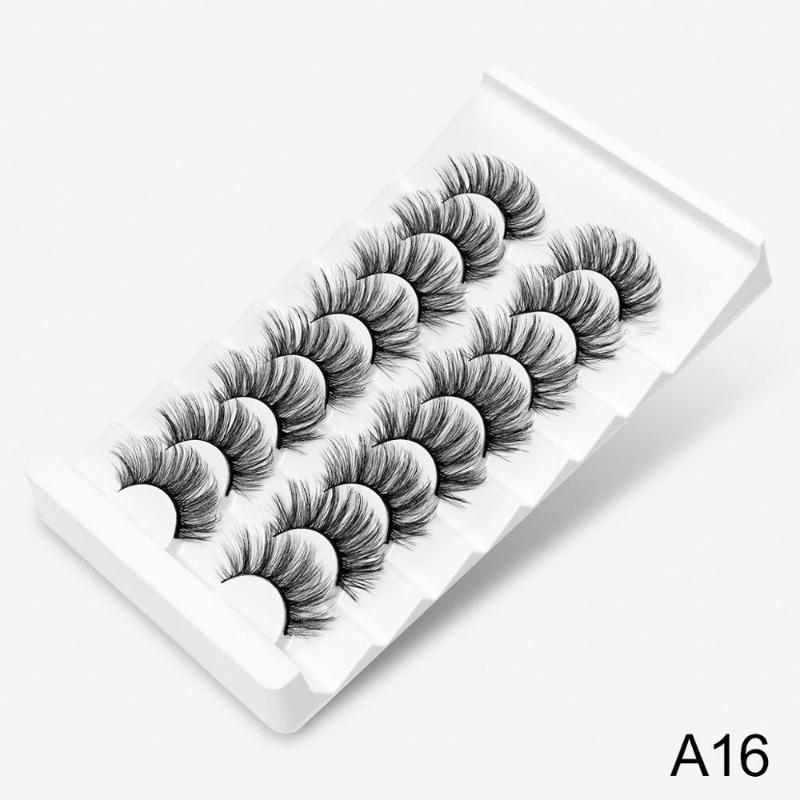 Пушистые ресницы, 8/5 пар, наращивание ресниц, De Cils, макияж, красота, накладные ресницы, оптовая продажа, натуральные тонкие ресницы-лифтинг