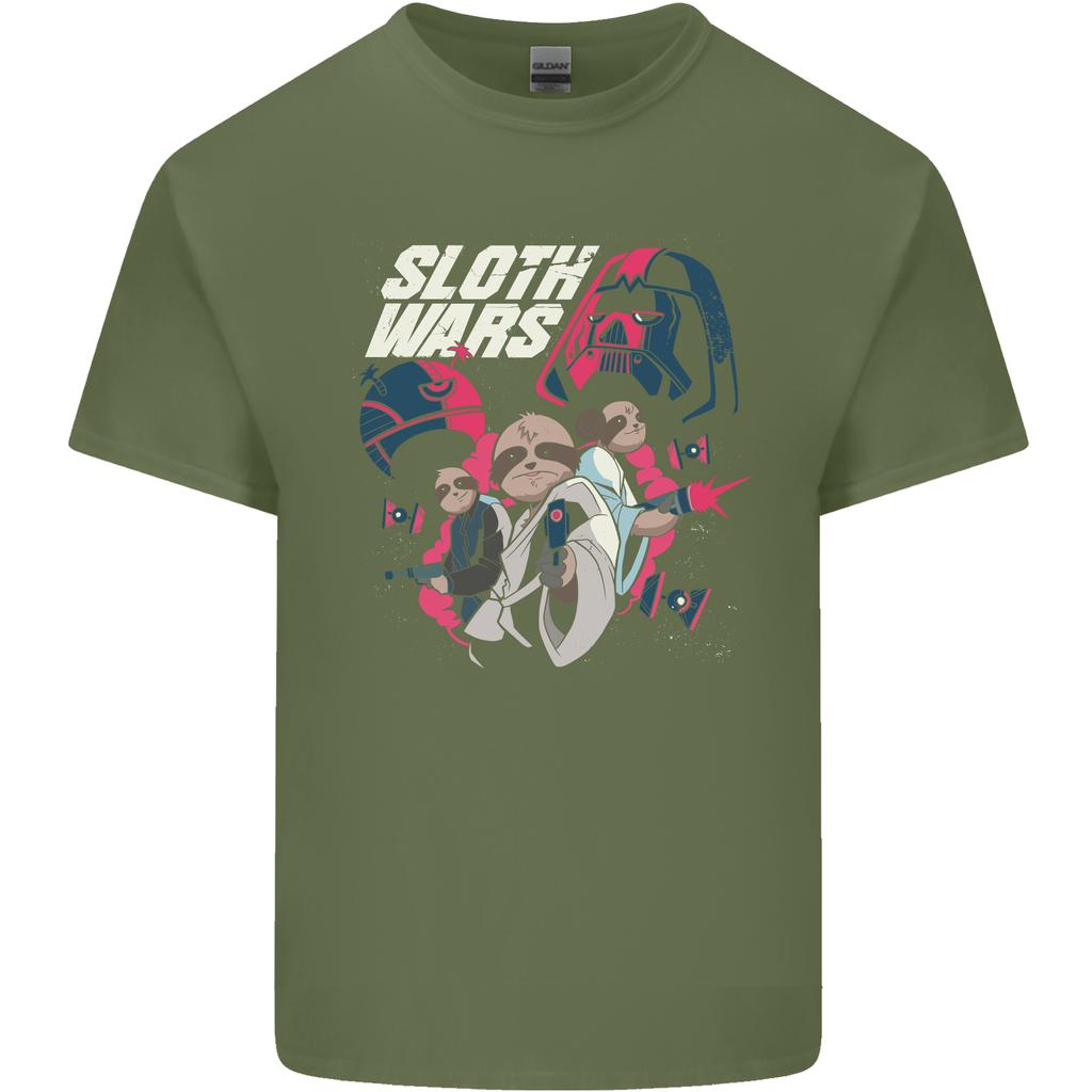 Sloth Wars Funny TV Movie Parody Unisexs Light Cotton TShirt