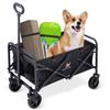 Capacity Camping Wagon Mini Outdoor Wagon Large Capacity 58L Folding Carry Cart Lightweight Carry Wagon Mini Camping Wagon Camping Cart Compact One