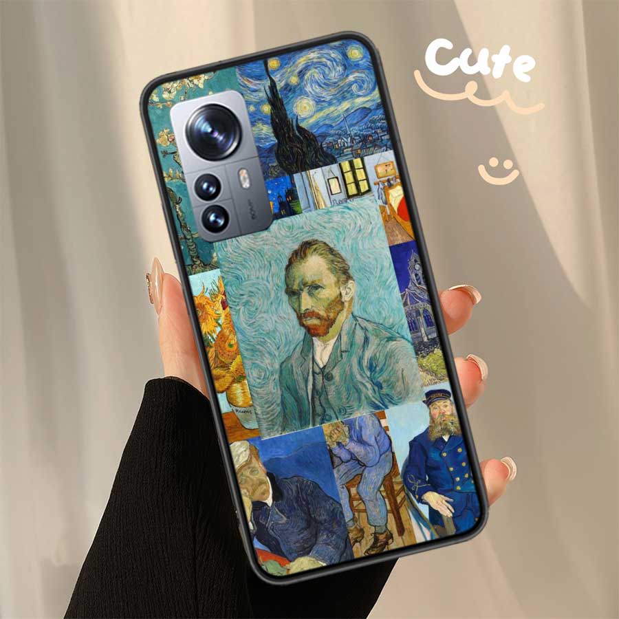 Чехол для телефона с масляной живописью Ван Гога для Xiaomi Mi 13 12 11T 10T 12T Pro 12X 11i 11 Ultra 10 Lite 5G 9 8 6X 5X A1 ​​A2, чехол