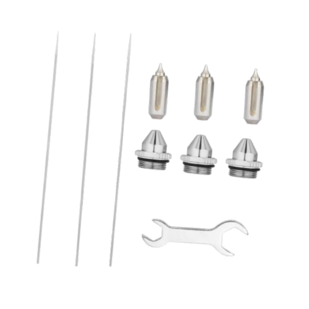 3 Pieces Airbrush Tip Spray Accessories 0.2/0.3/0.5mm Stable Home DIY Nozzle,