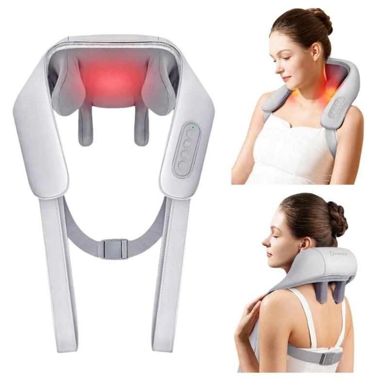 Multi Functional Cervical Massager, Home Use,trapezius Muscle Neck Kneading Massager,infrared Hot Compress,neck Protection Shawl