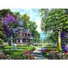 5D Diamond Embroidery Landscape Picture Villa Garden Round Rhinestones Diamond Painting Cross Stich