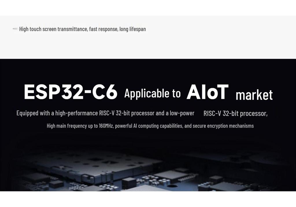 Отладочная плата ESP32-C6 с 1,69-дюймовым сенсорным экраном, совместимая с XiaoZhi и DeepSeek