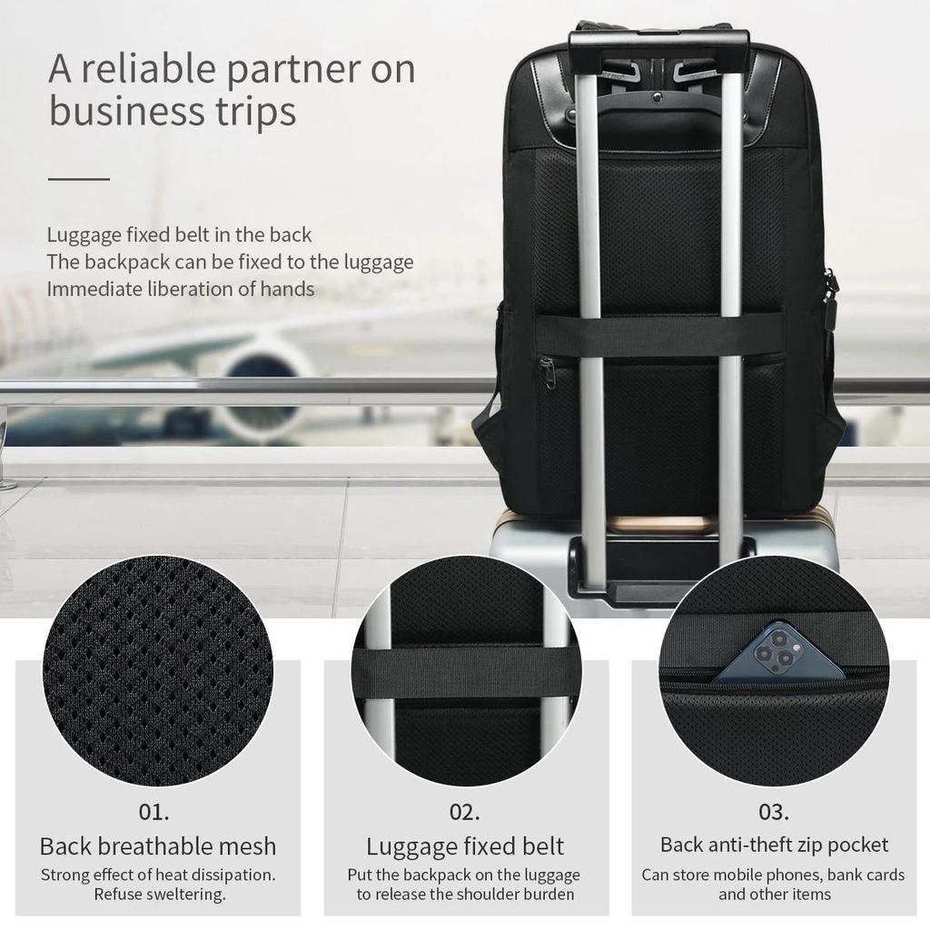 Tigernu Рюкзак для путешествий большой емкости с защитой от кражи, 29 л, уличная походная сумка, 17,3-дюймовый рюкзак для ноутбука для мужчин