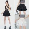 New Spring and Summer Cake Skirt for Women with High Waist Slim Lotus Leaf Fluffy Short Skirt for Small Lotus Leaf Half-body Short Skirt