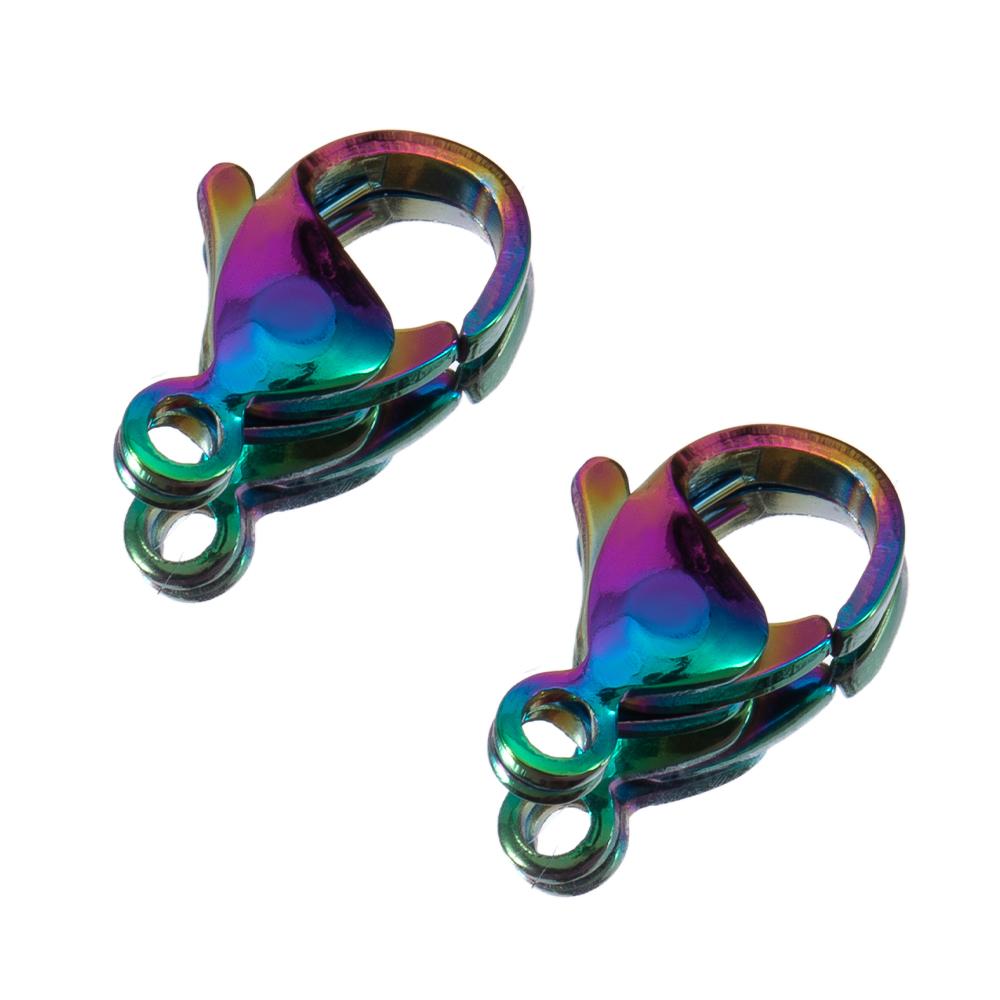 20pcs 100pcs 9-15mm Multi Color Lobster Clasps Stainless Steel Claw Chain Connectors for Bracelets Necklaces DIY Jewelry Making