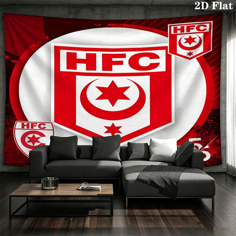 Hallescher FC Wall Tapestry Aesthetic Wall Hanging Printed Fabric Blanket Decorative Tapestries for Bedroom Living Room Home Decor