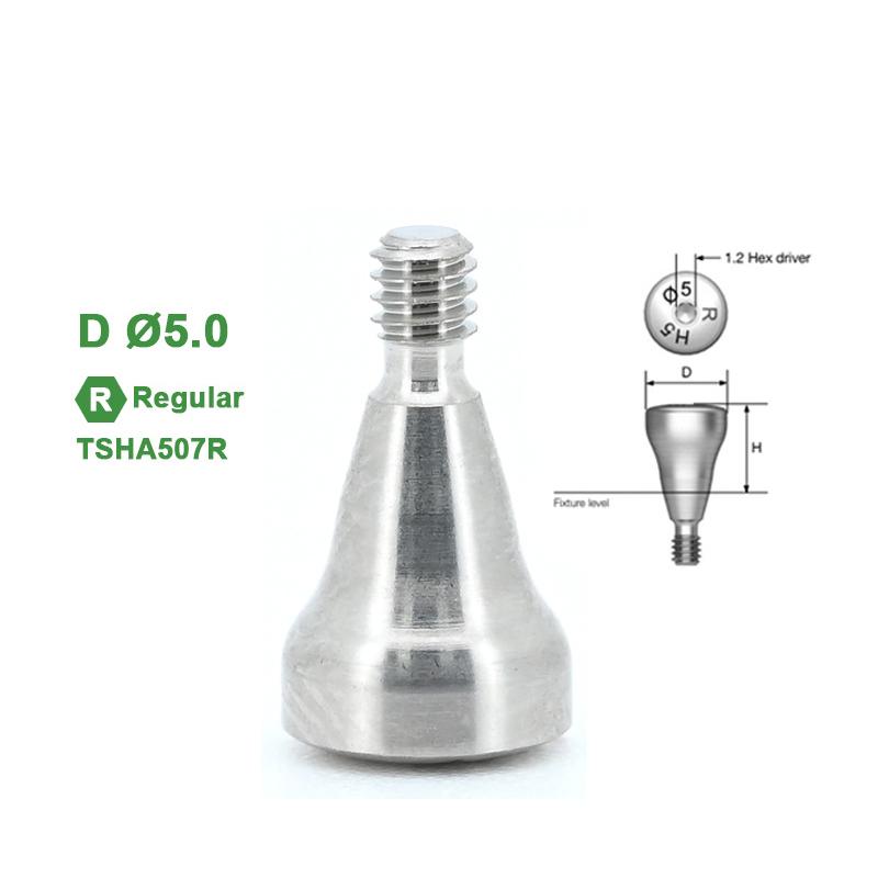 Dental Implant Healing Abutments Precision Machined Multiple Sizes Fit OSSTEM Regular Mini for Dental Surgeons