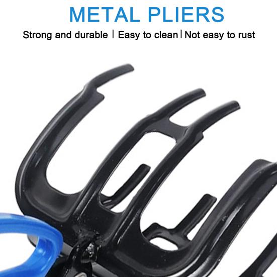 Metal Fish Gripper 2/3 Claws Anti-slip Handle Multifunction Fishing Pliers Grabber Fish Control Clamp Tong Fishing Accessories