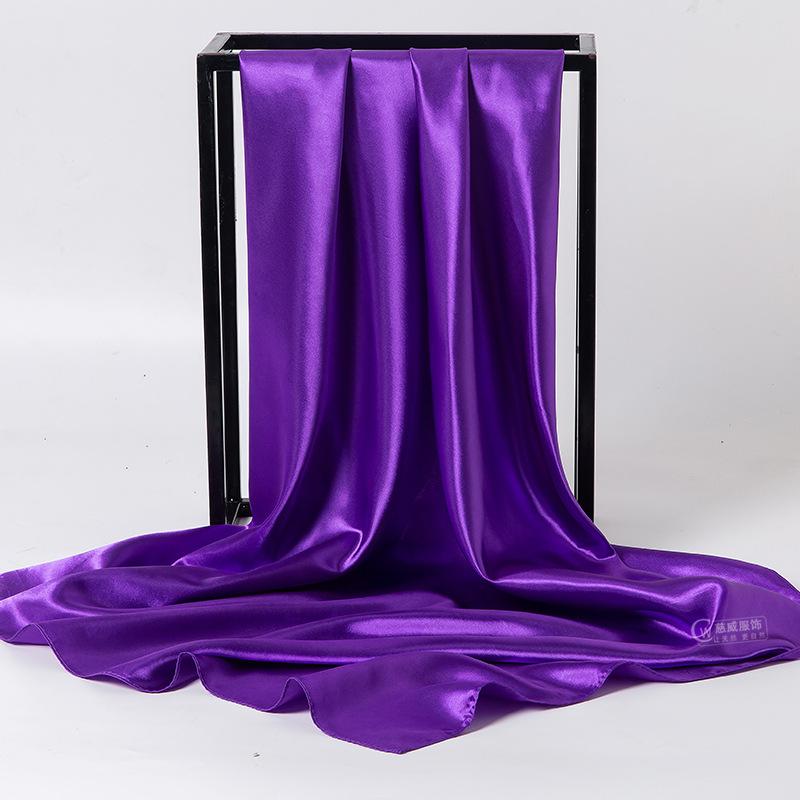 Весна/лето Новый женский шелковый шарф 90 * 90 см Имитация шелкового твила квадратный шарф Модный принт большой квадратный шарф профессиональный шарф