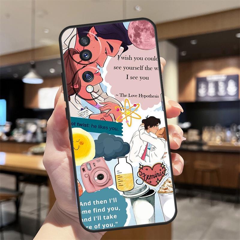 Чехол для книги "Гипотеза любви" для Honor Magic 7 5 6 8 Lite Honor 400 200 Pro 50 70 90 X8c X9a X9b X9c X9d Win RT Обложка