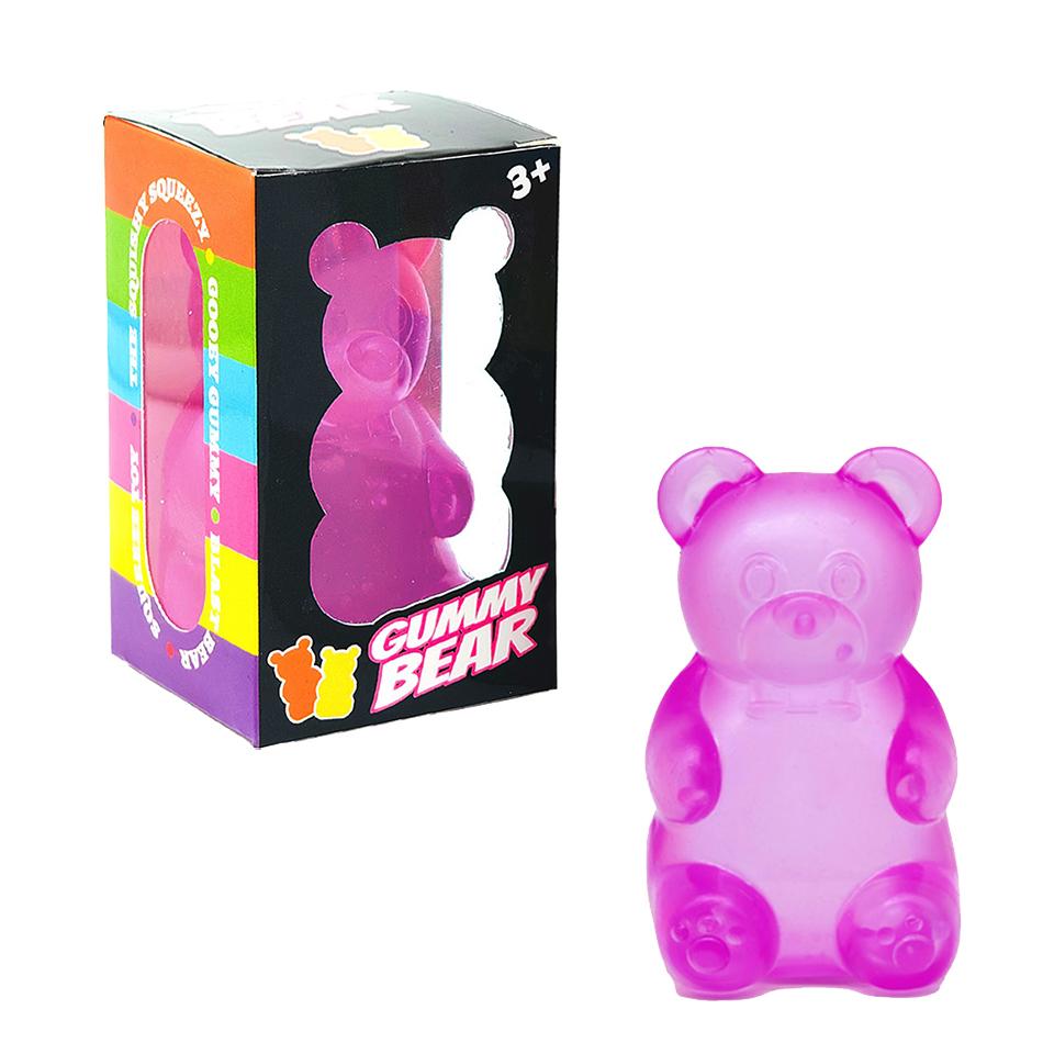 New Schylling N-ee-doh Bear Shaped Sensory Toys Stress Relieving Blocks Pinching Relieving Puzzle Solving Venting Children Souvenir