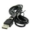 USB Charge Charing Power Cable Cord Charger for Nintendo 3DS XL 3DSLL Black TEHCO