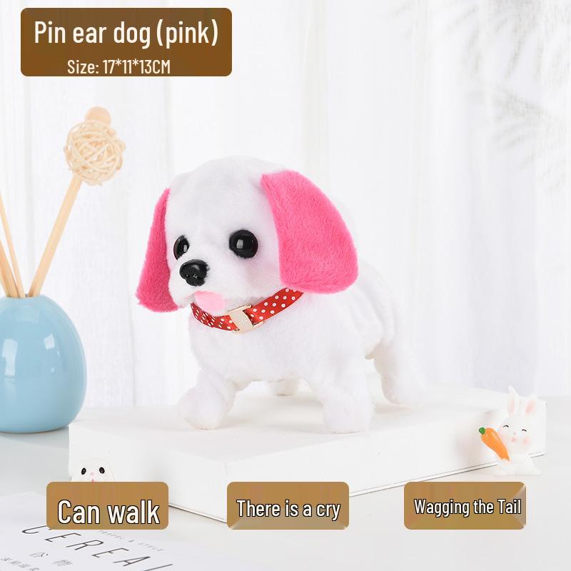 Plush Electric Walking & Barking Teddy Dog Simulation Toy for Children