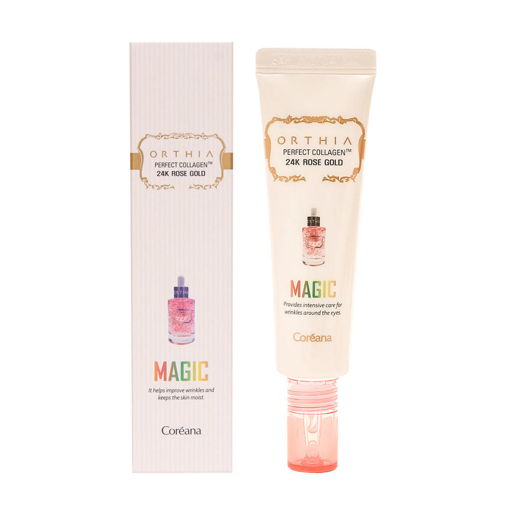 Coreana Orthia Perfect Collagen 24K Rose Gold Magic 30 мл / Антивозрастной, Увлажняющий, Корейская косметика, K-beauty
