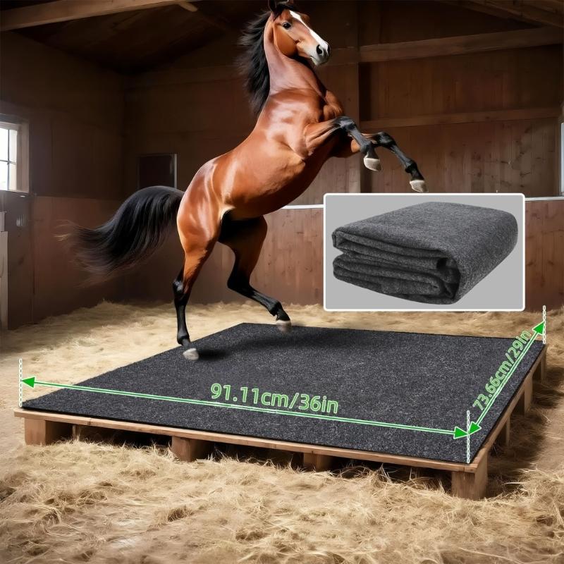Waterproof Felt Stable Mat Nonslip Horse Floor Stable Mat Light weight Horse Stall Pad Easy To Clean for Floor Surfaces
