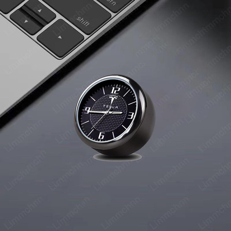 For Tesla Model 3 Model S Model X Model Y Roadster SpaceX Car Sticker Car Auto Parts Car Clock Air Vent Dashboard Decorative