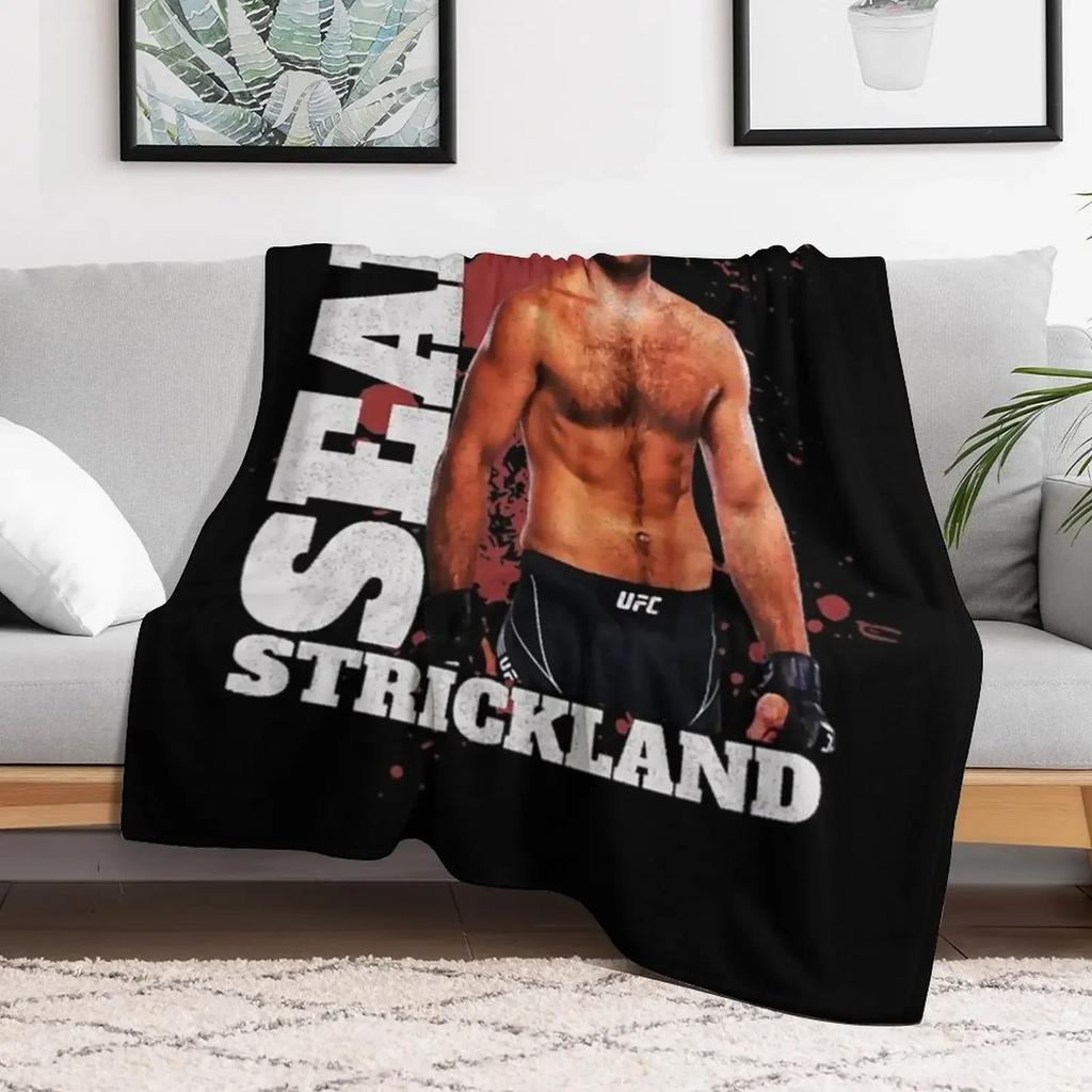 sean strickland Fighter Throw Blanket Decorative Throw Luxury Thicken Luxury Brand bed plaid Blankets